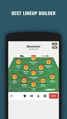 LINEUP11 android App screenshot 2